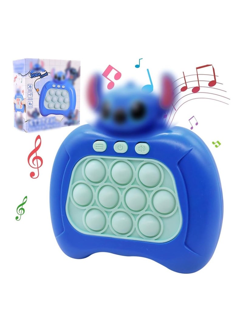 simyron Quick Push Play Push Bubble Stress Light-Up Toys, Pattern-Popping Game Anti Anxiety Autism Sensory Toy for Children Adults Decompression Game...